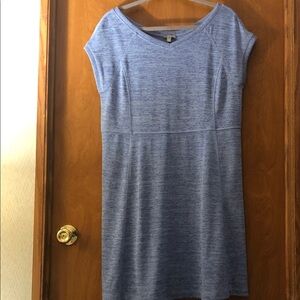 Talbots Heathered Blue Mini Dress